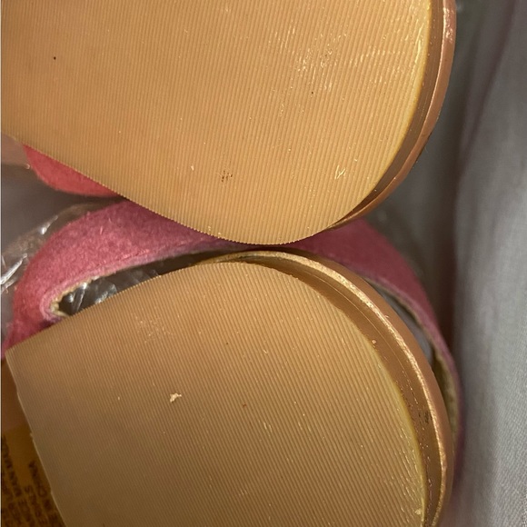 Pink Leather Thong Sandal with Gladiator Straps - 8.5 - Picture 7 of 7